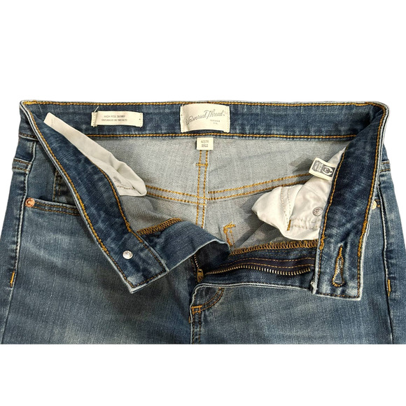 Universal Thread Blue High Rise Skinny Jeans Womens Size 4 - Picture 2 of 8